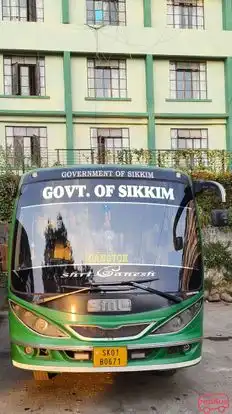 Sikkim Nationalised Transport (SNT) Bus-Front Image