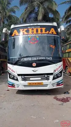 AKHILA TRAVELS Bus-Front Image
