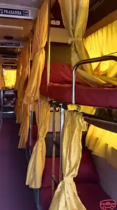 SS Prasanna Travels Bus-Seats layout Image