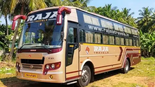 Raja Travels Bus-Front Image