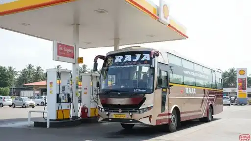 Raja Travels Bus-Front Image