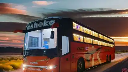 Ashoka Travels Bus-Front Image