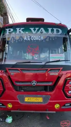 PK VAID TRAVELS Bus-Front Image