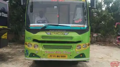 JG Travels Bus-Front Image