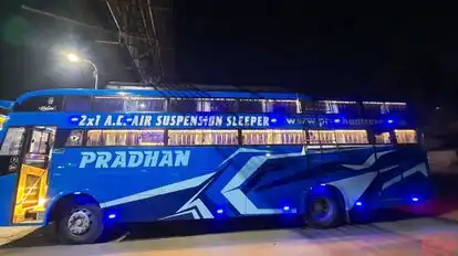 Pradhan Travels Bus-Side Image