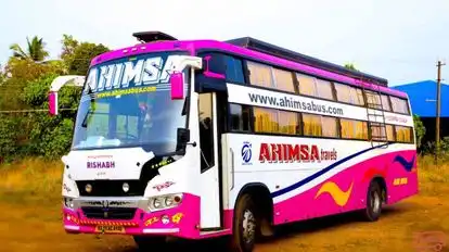 Ahimsa Travels Bus-Front Image