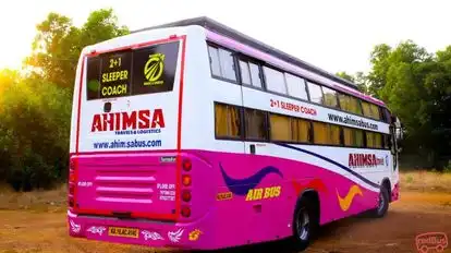 Ahimsa Travels Bus-Side Image