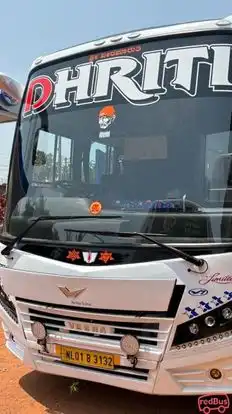 Dhriti Travels Bus-Front Image