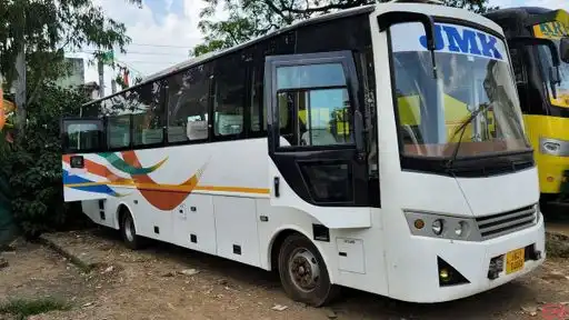 JMK Travels Seoni Bus-Front Image