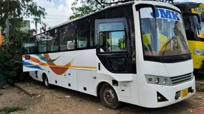 JMK Travels Seoni Bus-Front Image