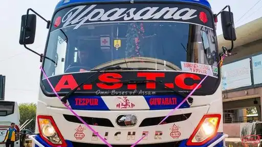 Upasana Travels (Under ASTC) Bus-Front Image
