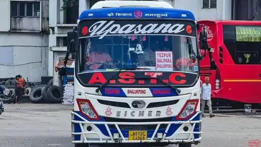 Upasana Travels (Under ASTC) Bus-Front Image