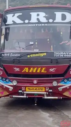 AHIL K.R.D Travels Bus-Front Image