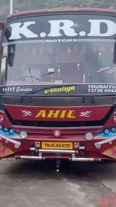 AHIL K.R.D Travels Bus-Front Image