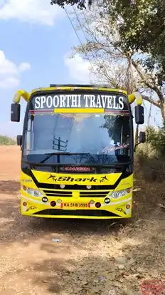 Spoorthi Travels Bus-Front Image