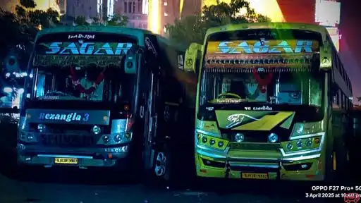 Sagar Travels (ABD) Bus-Front Image