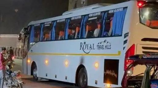 Royal Travels Hills Bus-Front Image