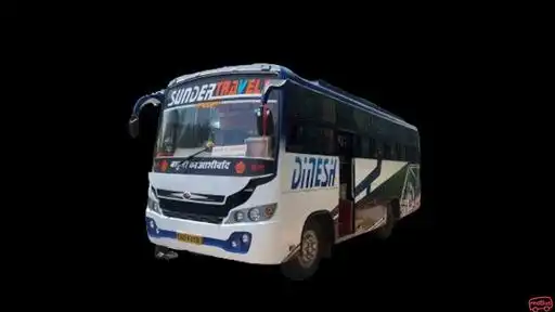 Sunder Travels Bus-Front Image