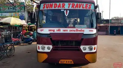 Sunder Travels Bus-Front Image