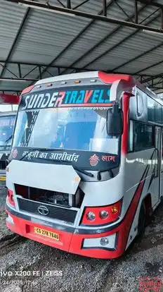 Sunder Travels Bus-Front Image