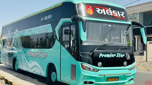 Alankar Travels Bus-Front Image