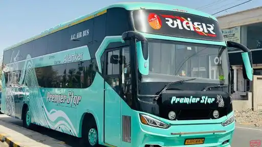 Alankar Travels Bus-Front Image