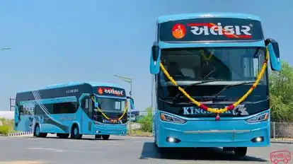 Alankar Travels Bus-Front Image
