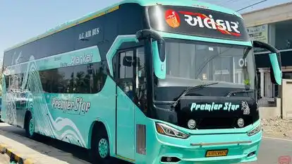 Alankar Travels Bus-Front Image