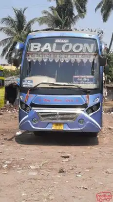 Blue Baloon Bus-Front Image