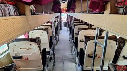 Arunodoi Travels Bus-Seats layout Image