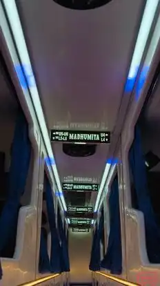 Madhumita Travels Bus-Seats layout Image