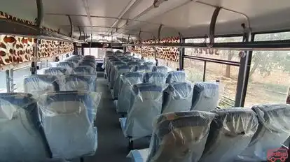 Aastha Travels Sidhi Bus-Seats layout Image