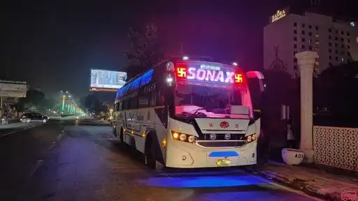 Sonax White Safari Bus-Front Image