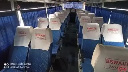 BISWAJIT TRAVELS Bus-Seats layout Image