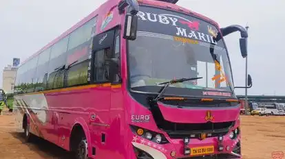 Ruby Makil Travels Bus-Front Image