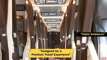 Tirumala Travels Bus-Seats layout Image