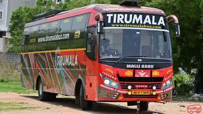 Tirumala Travels Bus-Front Image