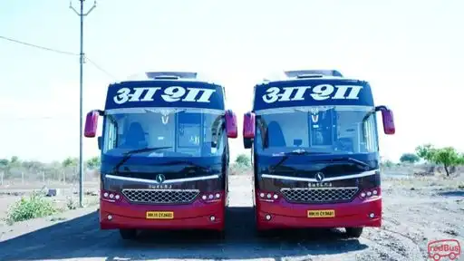 Asha Travels Bus-Front Image