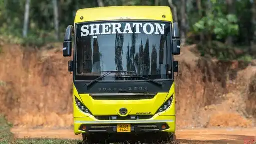 Sheraton Tours and Travels Bus-Front Image