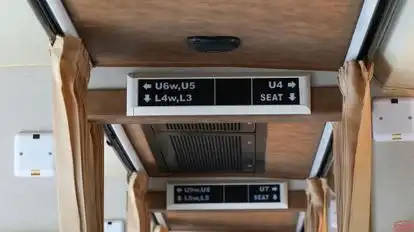 Sheraton Tours and Travels Bus-Seats layout Image