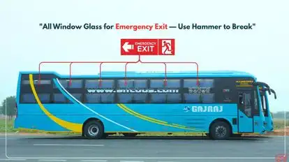 MS Gajraj Bus Service Bus-Side Image