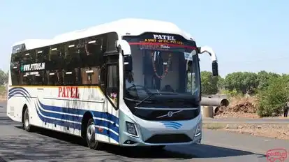 Patel tours and travels Bus-Front Image