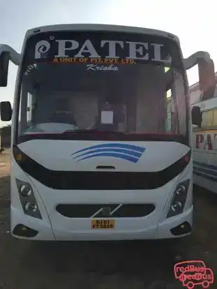 Patel tours and travels Bus-Front Image