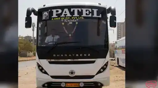 Patel tours and travels Bus-Front Image