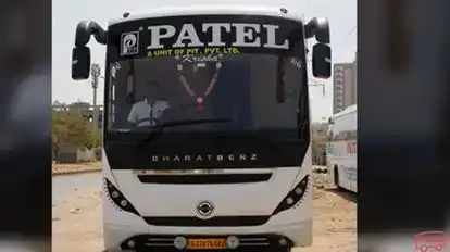 Patel tours and travels Bus-Front Image
