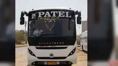 Patel tours and travels Bus-Front Image