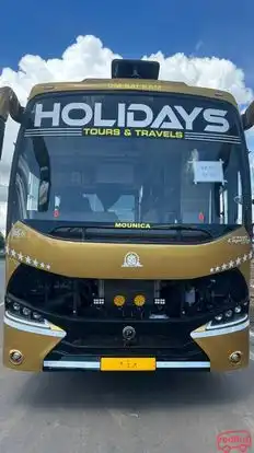 Holidays Tours and Travels  Bus-Front Image