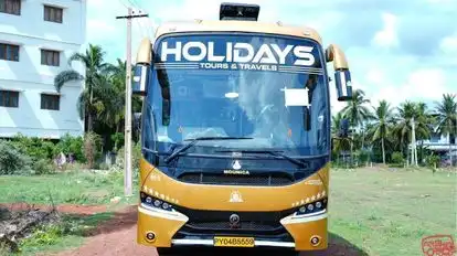 Holidays Tours and Travels Bus-Front Image