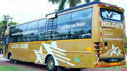 Holidays Tours and Travels Bus-Side Image