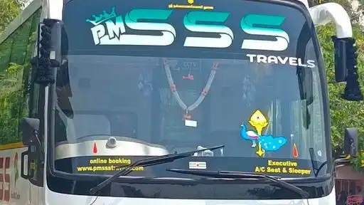 PM SSS Travels Bus-Front Image